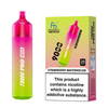 Vape device and packaging with 'Fizzy Cherry' flavor on a white background