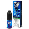Ayce Liq vape juice bottle and packaging on a white background