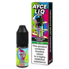 Ayce Liq vape juice bottle and packaging on a white background