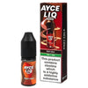 Ayce Liq vape juice bottle and packaging on a white background