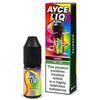 Ayce Liq vape juice bottle and packaging on a white background