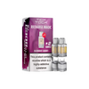Four boxes of Tick Tock Recharge Magic with different flavors on a white background
