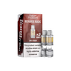 Four boxes of Tick Tock Recharge Magic with different flavors on a white background