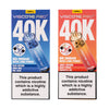 VISCORP PRO+ 40K vape device packaging with nicotine warning on a white background