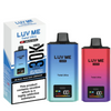 LUV ME Twist Ultra vape device and packaging on a white background
