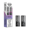 Bling vape pods packaging with two pods on a white background