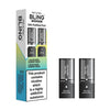 Bling vape pods packaging with two pods on a white background