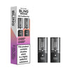 Bling vape pods packaging with two pods on a white background