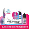 Crystal Prime 7000 Nic Salt 10ml Box of 10, Blueberry Cherry Cranberry