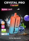 Crystal Pro Plus Twists 15000 Puff Refillable & Rechargeable Vape Device - Vapewholesalesupplier