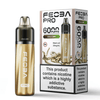 Feoba Pro 6000 Disposable Device, 20MG, Eliquid Base, Blueberry Ice