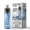Feoba Pro 6000 Disposable Device 20MG Pack of 5, Blueberry Ice