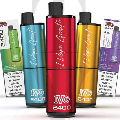 IVG 2400 Rechargeable Vape Kit Box Of 5