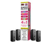 IVG 2400 Reload 4in1 Multi Flavour Pre - filled Vape Pods - Box Of 5 - Eliquid Base - Blue Edition