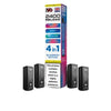 IVG 2400 Reload 4in1 Multi Flavour Pre - filled Vape Pods - Box Of 5 - Eliquid Base - Blue Edition