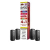 IVG 2400 Reload 4in1 Multi Flavour Pre - filled Vape Pods - Box Of 5 - #Vapewholesalesupplier#