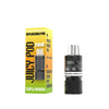 Juicy Pod Novamax vape pod with packaging on a white background