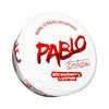 Pablo Nicopods Grape Ice in a round can, featuring bold grape flavour with a refreshing icy touch and strong nicotine in a tobacco-free pouch.