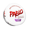 Pablo Nicopods Grape Ice in a round can, featuring bold grape flavour with a refreshing icy touch and strong nicotine in a tobacco-free pouch.