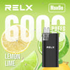 Relx Max Go 6000 Disposable Vape Device 20mg Box Of 5, Blueberry Cranberry Cherry
