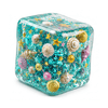 Squishy Life Cubes Ocean - Themed Stretchy Sensory Fidget Cube Toy with Floating Sea Life - Vapewholesalesupplier