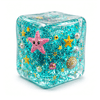 Squishy Life Cubes Ocean - Themed Stretchy Sensory Fidget Cube Toy with Floating Sea Life - Vapewholesalesupplier