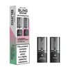 Bling vape pods packaging with two pods on a white background