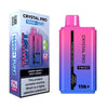 The Crystal Pro Twist 15000 Puffs Disposable Vape Box of 5, Blueberry Cotton Candy, Raspberry Cotton Candy