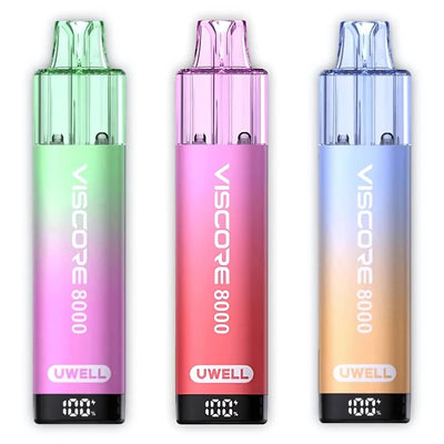 Uwell Viscore 8000 Prefilled Pod Vape Kit I Box Of 5
