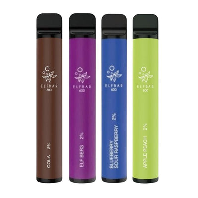 Elf Bar 600 Puff Disposable Vape 20MG | Box of 10