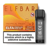 Elf Bar Elfa Pre Filled Pods Box of 10, Apple Peach