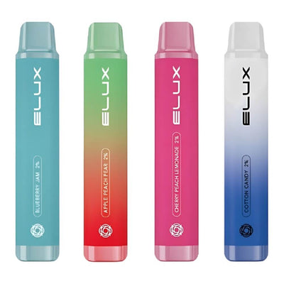 Elux Pro 600 Puffs Disposable Vape Device 20mg - Box of 10