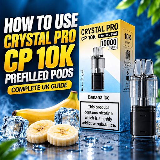 How to Use Crystal Pro CP 10K Pods | UK Guide