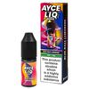 Ayce Liq vape juice bottle and packaging on a white background