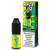 Ayce Liq vape juice bottle and packaging on a white background