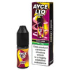 Ayce Liq vape juice bottle and packaging on a white background