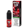 Ayce Liq vape juice bottle and packaging on a white background