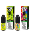 Ayce Liq vape juice bottle and packaging on a white background