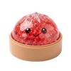 Cute Small Glitter Dumpling Squishy Filled with Colorful Orbeez