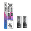 Bling vape pods packaging with two pods on a white background