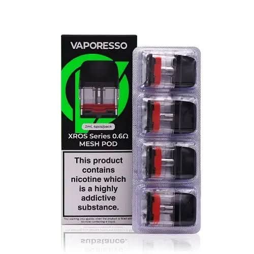 Box of 10 VAPORESSO XROS Replacement Pods l (40Pcs)