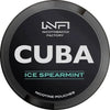 Cuba Nicotine Pouches Cherry Pack of 10 in a round tin, featuring rich cherry flavour combined with a strong nicotine hit in tobacco-free pouches.