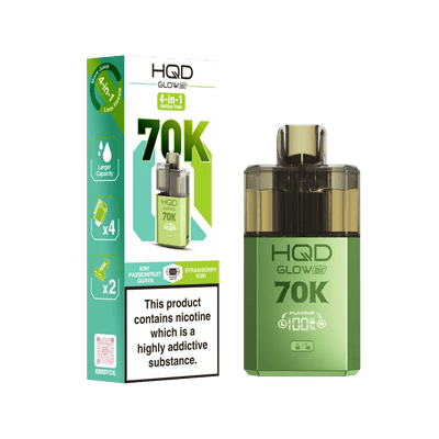 HQD Glow Air 70K Prefilled Pod Kit (Box of 5)