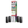 IVG 2400 Reload 4in1 Multi Flavour Pre - filled Vape Pods - Box Of 5 - Eliquid Base - Blue Edition