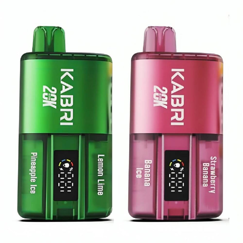 Kabri 20000 Ultra Bar 2 in 1 Disposable Vape Pod Device 20MG Box of 5 , 