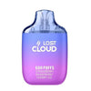 Lost Cloud 600 Puff Disposable Vape Pod Device 20MG  Box of 5 , Blueberry Raspberry
