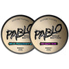 Pablo Gold Edition Frosted Mint in a round can, delivering a crisp mint flavour with a frosty finish and 17mg nicotine strength in a tobacco-free pouch.