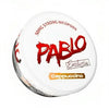 Pablo Nicopods Grape Ice in a round can, featuring bold grape flavour with a refreshing icy touch and strong nicotine in a tobacco-free pouch.