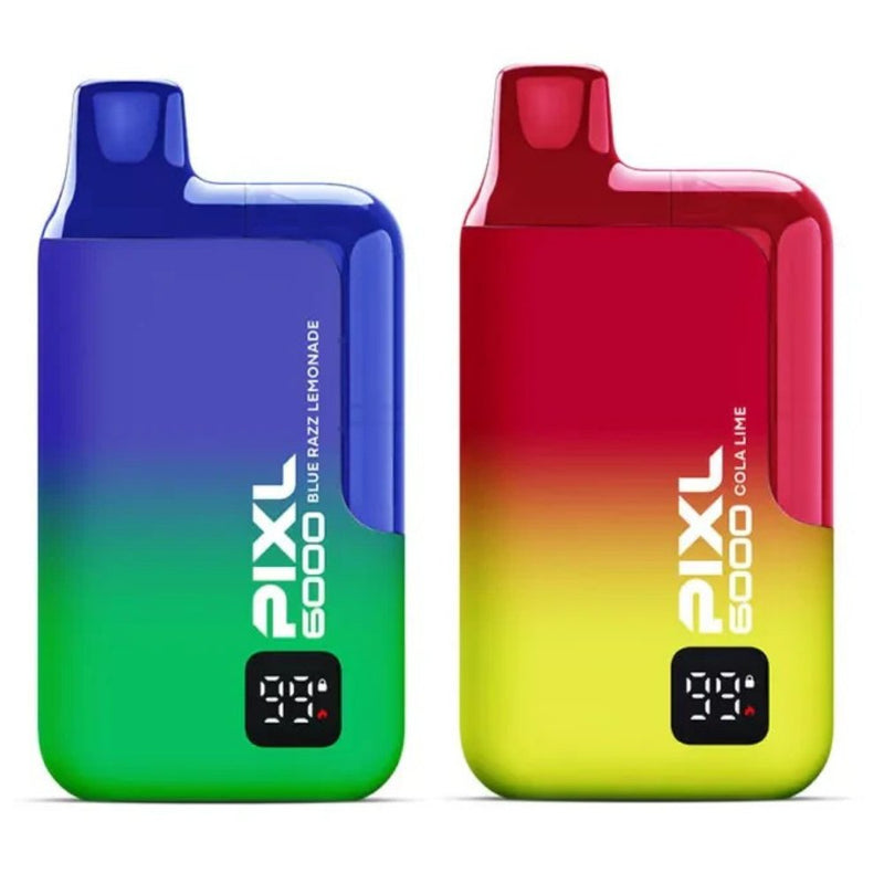 Pixl 6000 Disposable Vape Pod Device 20MG  Box of 5  , 