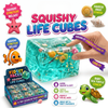 Squishy Life Cubes Ocean - Themed Stretchy Sensory Fidget Cube Toy with Floating Sea Life - Vapewholesalesupplier